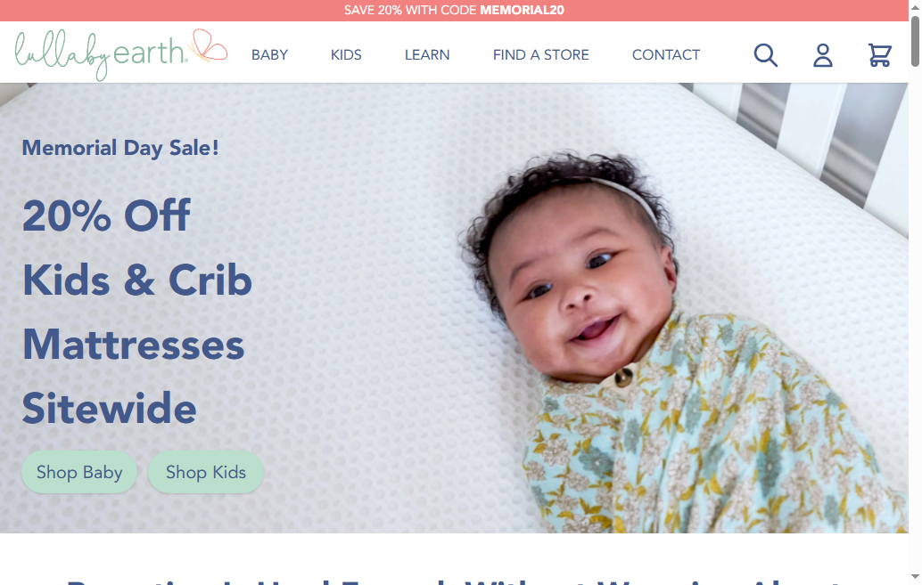 Lullaby Earth — First-Visit Email Popup with Exclusive Offer